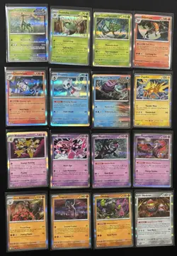 Pokemon SV Twilight Masquerade 16 Card Complete Set Holo Rare Set NM - Image 1