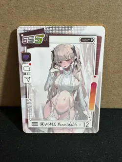 Goddess Story: Genki Parade Anime Waifu Card HMS Formidable SSS Rarity #014/066 - Image 1