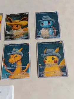 8 Pokemon x Van Gogh Black Star Promo ACG Art Card - Image 3