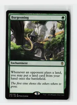 Burgeoning Commander 2016 Magic The Gathering MTG Card - Image 1