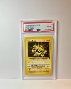 1999 Pokemon Game Elektabuzz #2 Movie Promo NM-MT PSA 8 WOTC Graded Card WOTC - Image 1