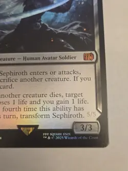 Sephiroth, Fabled SOLDIER - Final Fantasy (Prerelease Stamped) FOIL - NM - Image 4