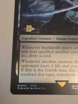 Sephiroth, Fabled SOLDIER - Final Fantasy (Prerelease Stamped) FOIL - NM - Image 5