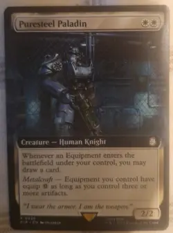 Puresteel Paladin (Extended Art) Universes Beyond: Fallout Regular - Image 1