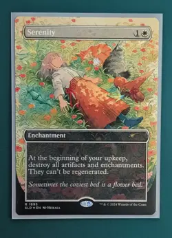 Serenity (Rainbow Foil) - Little Witch Secret Lair Drop Foil + Bonus! See Desc. - Image 1