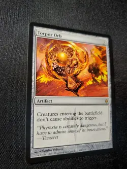 Torpor Orb New Phyrexia VLP Regular Rare Legacy Magic The Gathering MTG Tcg - Image 2