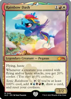 MTG - Rainbow Dash - Fanart Secret Lair - EDH / Playtest - Image 1