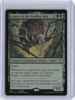 MTG Theros Beyond Death Promos #352 Arasta of the Endless Web Promo - Image 1