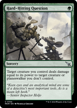 4x Hard-Hitting Question 164 Near Mint Murders at Karlov Manor x4 MTG PLAYSET - Image 1