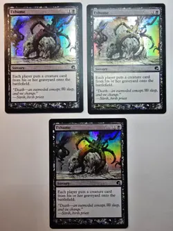 MTG - Exhume (x3) - 17 - Premium Deck Series: Graveborn (PD3) - NM - F - Image 1