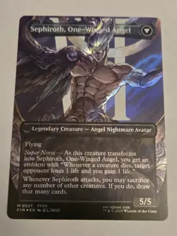 Sephiroth, Fabled SOLDIER (Borderless) (Surge Foil) Final Fantasy Foil - NM - Image 2