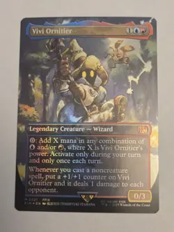 MTG - Vivi Ornitier (Borderless) #321 - Final Fantasy (Foil) - NM - Image 1