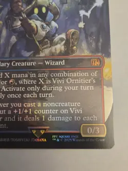 MTG - Vivi Ornitier (Borderless) #321 - Final Fantasy (Foil) - NM - Image 4