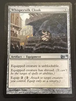 2x Whispersilk Cloak Magic 2010 (M10) Magic The Gathering MTG UP NM - Image 2
