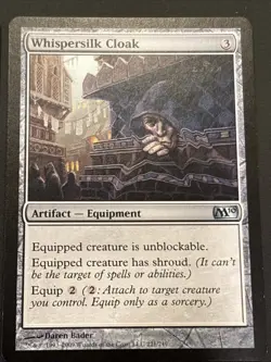 2x Whispersilk Cloak Magic 2010 (M10) Magic The Gathering MTG UP NM - Image 3