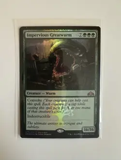 Impervious Greatwurm Foil, MTG, NM Condition - Image 1