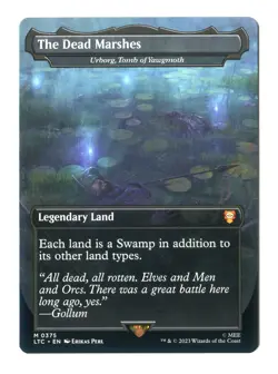 The Dead Marshes Urborg Tomb of Yawgmoth Extended NM Lord of the Rings MTG #375 - Image 1