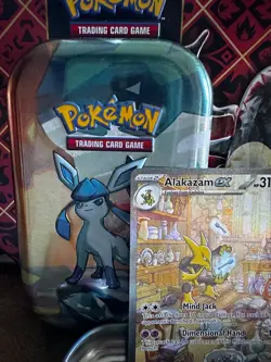 Pokemon TCG Alakazam EX 201/165 Special Illustration Rare Scarlet & Violet 151 - Image 2