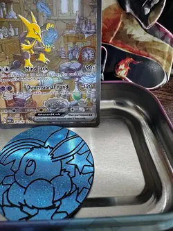 Pokemon TCG Alakazam EX 201/165 Special Illustration Rare Scarlet & Violet 151 - Image 4