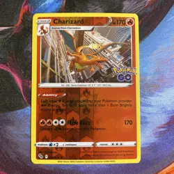 Charizard 010/078 Pokemon GO Reverse Holo - Image 1