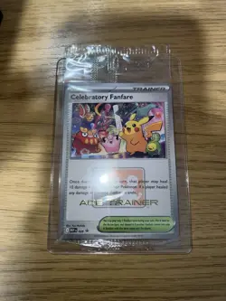 Pokemon TCG Celebratory Fanfare - Ace Trainer Reward Card - Image 1