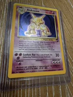 Pokemon Base Set 2 Alakazam Holo #1/130 NM - Image 2