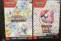 Pokemon Booster Bundle Scarlet & Violet 151 Prismatic Evolutions 2 Box English - Image 1