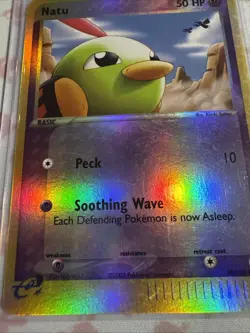 Pokemon TCG Natu EX Sandstorm 69/100 Reverse Holo Common - Image 2