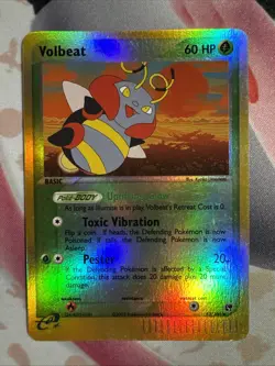 Pokemon: Volbeat #53/100 Reverse Holo EX Sandstorm E-Series 2003 - LP/NM - H34 - Image 1