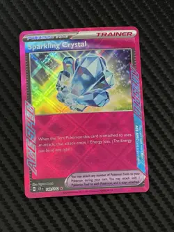 Pokemon Sparkling Crystal 129/131 Prismatic Evolutions Ace Spec Holo - Image 1