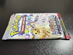 Pokemon Prismatic Evolutions Booster Pack Sealed 22.54g 3.69mm Heaviest! - Image 5