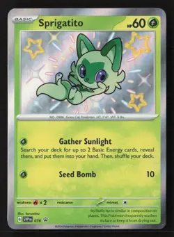 Sprigatito - Promo Holo SVP 076 NM Pokemon TCG - Image 1