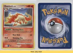 Rapidash Pokemon Diamond & Pearl Stormfront #22 2008 READ fm0 - Image 3