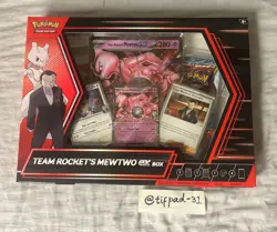 Pokemon TCG Team Rocket's Mewtwo ex Box Sealed New - Image 1