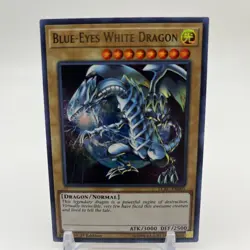 Blue-Eyes White Dragon LCKC-EN001 (Version 3) Ultra Rare Yugioh Alt Art Mint - Image 1