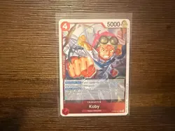 One Piece Premium Booster The Best Vol. 2 Koby #PRB02-001 RARE NM - Image 1