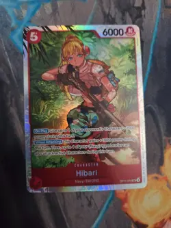 Hibari OP11-010 SR A Fist of Divine Speed One Piece TCG English - Image 1