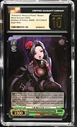 Weiss Schwarz GRADED Kotodama Words of Power S117-E041S NIKKE SR PRISTINE 10 - Image 1
