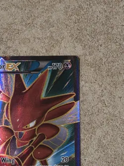 [ LP ] Scizor EX Full Art 119/122 Breakpoint Ultra Rare Holo Pokemon Card - Image 2