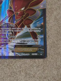 [ LP ] Scizor EX Full Art 119/122 Breakpoint Ultra Rare Holo Pokemon Card - Image 5