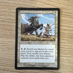MTG English Weathered Wayfarer NM Normal Onslaught - Image 1