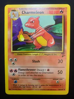 CHARMELEON - 035/130 - BASE SET 2 - POKEMON CARD - LP - Image 1