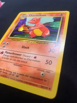 CHARMELEON - 035/130 - BASE SET 2 - POKEMON CARD - LP - Image 3