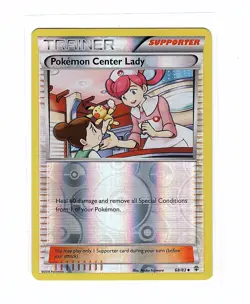Pokemon Center Lady 68/83 XY - Generations Set Reverse Holo - Pokemon Card - Image 1