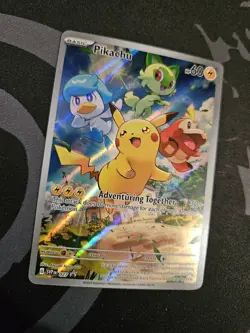 Pikachu 027 Sv: Scarlet & Violet Promo Cards Holo NM - Image 2