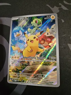 Pikachu 027 Sv: Scarlet & Violet Promo Cards Holo NM - Image 3