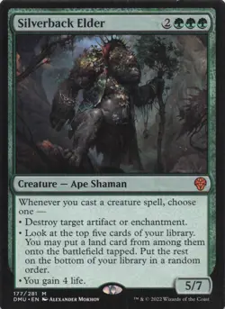 Silverback Elder Dominaria United Regular Mythic #177 NM MTG - Image 1