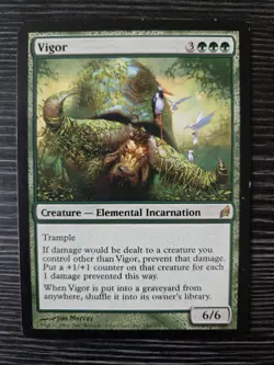 Vigor Magic The Gathering Lorwyn #240 Regular Lightly Played - Image 1