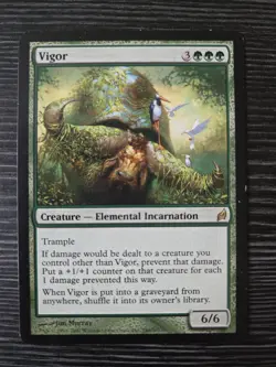 Vigor Magic The Gathering Lorwyn #240 Regular Lightly Played - Image 2