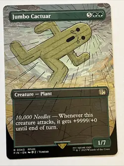 Jumbo Cactuar (Borderless) 0343 (R) MTG FINAL FANTASY (FIN) - Image 1